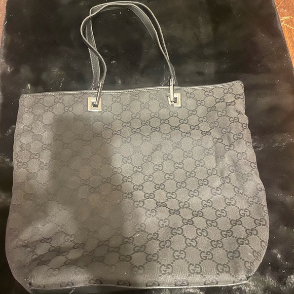 - Gucci GG canvas tote bag black style number 31243 - Picture 11 of 14